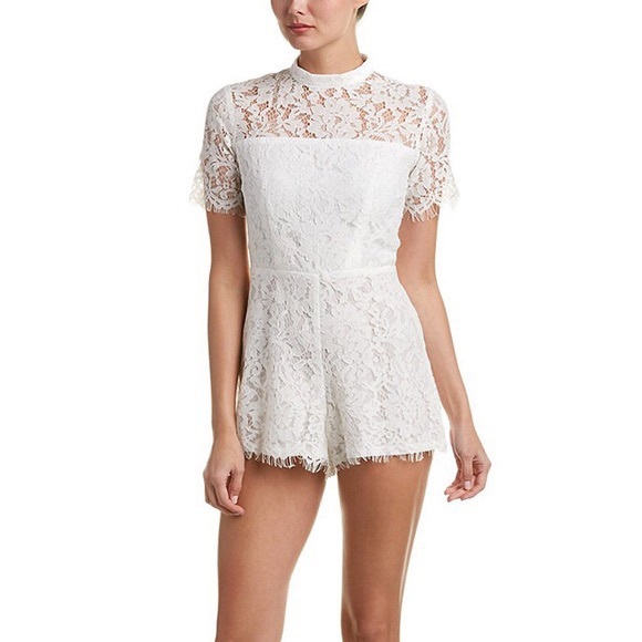 White Lace Romper (Do+Be)